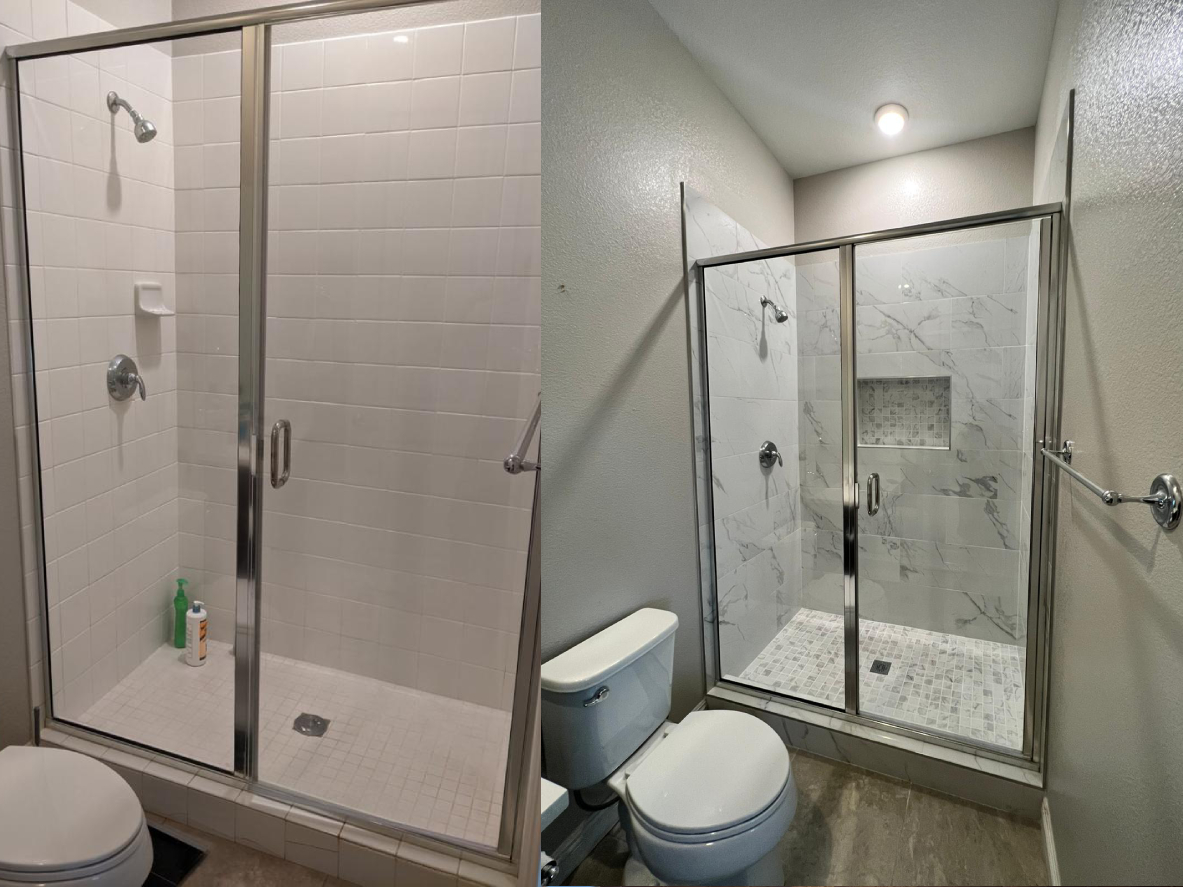 Renovated Bathroom Before & After