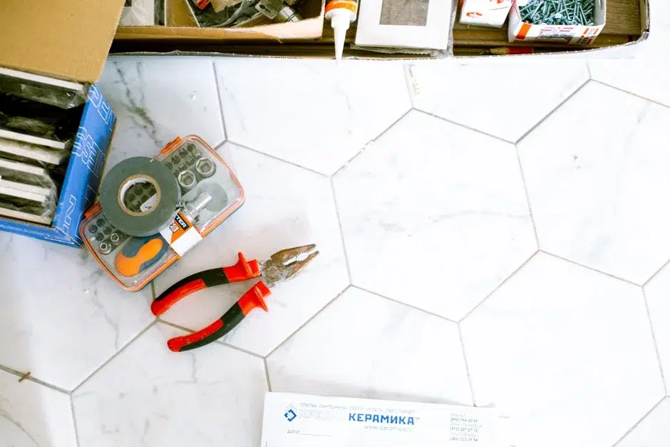 expert tile installation cost Las Vegas team at work by 1 Home Construction